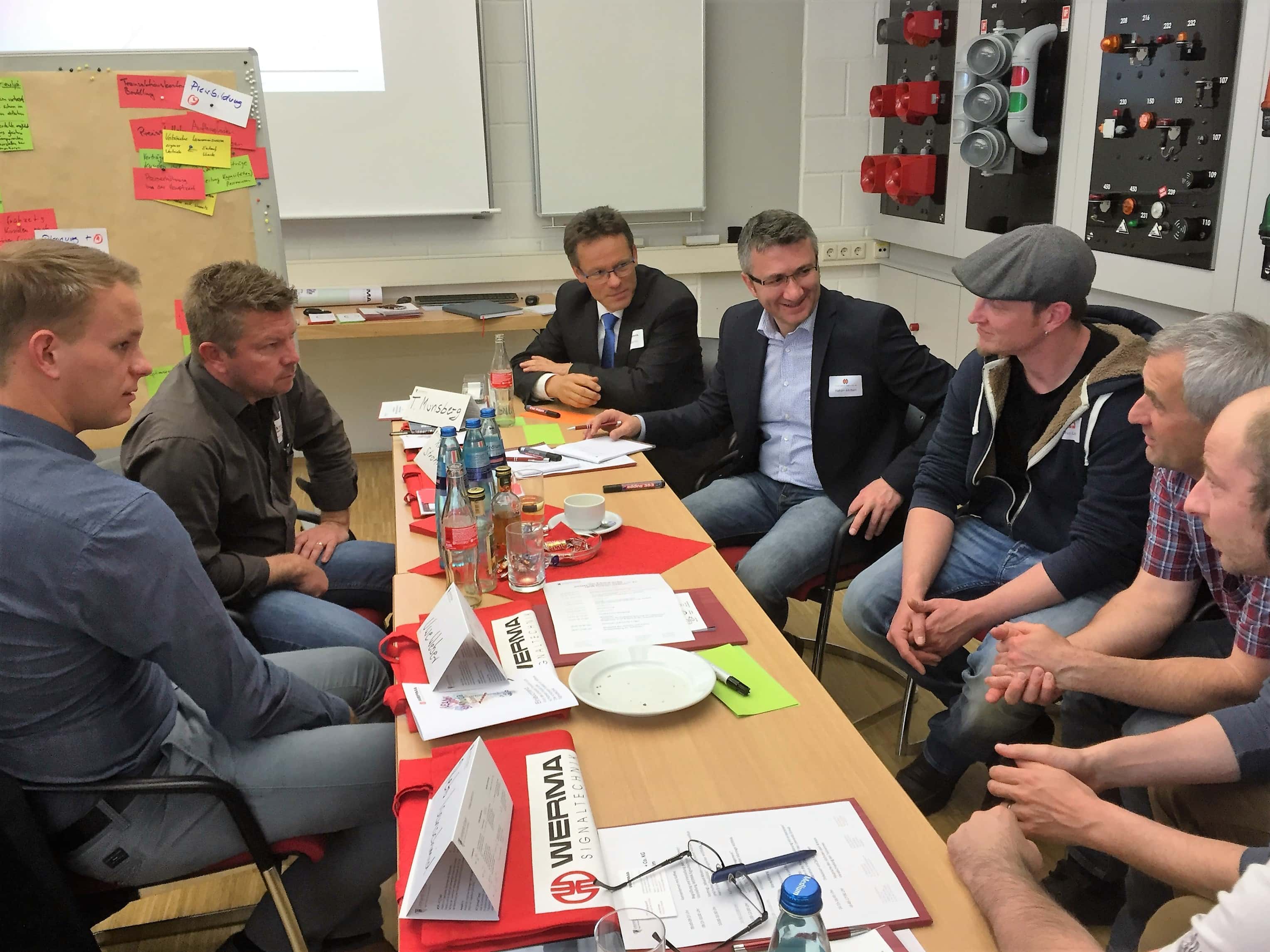 Lean Arbeitskreis bei Warema